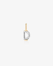 Load image into Gallery viewer, 14K Gold Initial Lab-Grown Diamond Charm by Aurelie Gi — alternate angle
