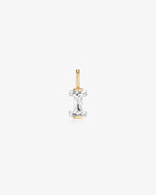 Load image into Gallery viewer, 14K Gold Initial Lab-Grown Diamond Charm by Aurelie Gi — alternate angle
