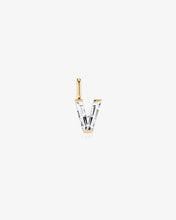 Load image into Gallery viewer, 14K Gold Initial Lab-Grown Diamond Charm by Aurelie Gi — alternate angle
