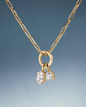 Load image into Gallery viewer, Oval Lab Grown Diamond Necklace Charm by Aurelie Gi — alternate angle

