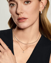 Load image into Gallery viewer, 14K Gold Initial Lab-Grown Diamond Charm by Aurelie Gi — alternate angle
