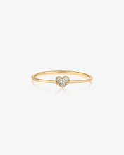 Load image into Gallery viewer, SOPHIE | Pavé Diamond Heart Ring by Aurelie Gi
