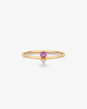 Load image into Gallery viewer, ELENA | Amethyst and Diamond Ring by Aurelie Gi
