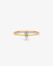 Load image into Gallery viewer, NADIA | Aquamarine and Diamond Ring by Aurelie Gi
