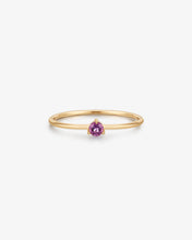 Load image into Gallery viewer, ELVA | Amethyst Solitaire Ring by Aurelie Gi
