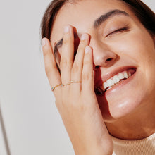 Load image into Gallery viewer, PIXIE | Aquamarine and Morganite Ring by Aurelie Gi — alternate angle
