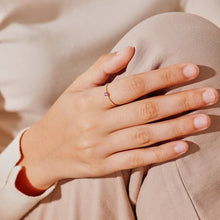 Load image into Gallery viewer, GISELLE | Amethyst and Diamond Ring by Aurelie Gi — detail view
