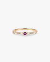 Load image into Gallery viewer, GISELLE | Amethyst and Diamond Ring by Aurelie Gi
