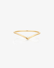 Load image into Gallery viewer, VEE | Gold Wishbone Ring by Aurelie Gi

