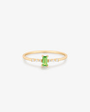 Load image into Gallery viewer, JOVIE | Tsavorite and Lab Grown Diamond Ring by Aurelie Gi
