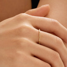 Load image into Gallery viewer, SOFIA | Baguette White Sapphire Band by Aurelie Gi — detail view
