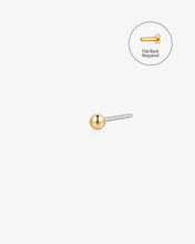 Load image into Gallery viewer, SPHERE | Round Threadless Flatback Earring by Aurelie Gi
