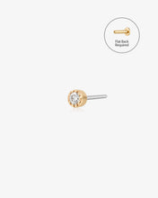 Load image into Gallery viewer, JILLIAN | Beaded LGD Threadless Flatback Earring by Aurelie Gi
