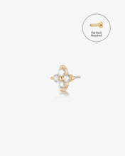 Load image into Gallery viewer, MINTAKA | Pointed Star Threadless Flatback Earring by Aurelie Gi
