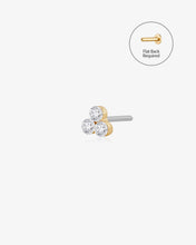 Load image into Gallery viewer, Trinity Lab Grown Diamond Cluster Threadless End by Aurelie Gi

