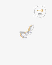 Load image into Gallery viewer, Marquise Trio Lab-Grown Diamond Threadless End by Aurelie Gi
