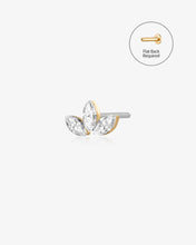Load image into Gallery viewer, Lotus Lab-Grown Diamond Threadless End by Aurelie Gi
