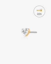 Load image into Gallery viewer, Heart Lab-Grown Diamond Threadless End by Aurelie Gi
