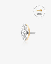 Load image into Gallery viewer, Marquise Lab-Grown Diamond Threadless End by Aurelie Gi
