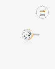 Load image into Gallery viewer, Round Lab-Grown Diamond Threadless End by Aurelie Gi
