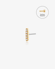 Load image into Gallery viewer, Lab-Grown Diamond Bar Threadless End by Aurelie Gi

