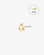 Load image into Gallery viewer, Faceted Triangle Threadless End by Aurelie Gi
