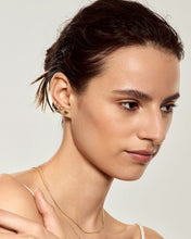 Load image into Gallery viewer, Faceted Triangle Flatback Stud by Aurelie Gi — alternate angle
