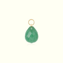 Load image into Gallery viewer, 14K Solid Gold Crystal Charm Necklace for healing by Aurelie Gi — alternate angle
