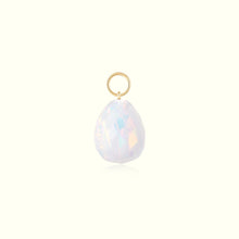 Load image into Gallery viewer, 14K Solid Gold Crystal Charm Necklace for healing by Aurelie Gi — alternate angle
