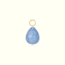 Load image into Gallery viewer, 14K Solid Gold Crystal Charm Necklace for healing by Aurelie Gi — alternate angle
