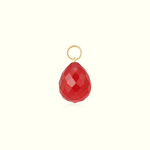 Load image into Gallery viewer, 14K Solid Gold Crystal Charm Necklace for healing by Aurelie Gi — alternate angle
