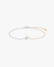 Load image into Gallery viewer, SANILIA | Two-Tone Bezel Pear Lab Grown Diamond Bracelet by Aurelie Gi
