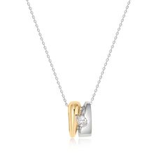 Load image into Gallery viewer, SANILIA | Two-Tone Bezel Pear Lab Grown Diamond Necklace by Aurelie Gi — alternate angle
