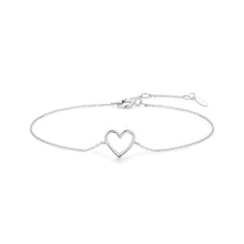 Load image into Gallery viewer, JANE | Open Heart Bracelet by Aurelie Gi — alternate angle
