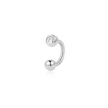 Load image into Gallery viewer, ISABELLA | Lab Grown Diamond Barbell Ring by Aurelie Gi — alternate angle
