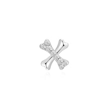 Load image into Gallery viewer, LAVENDER | Lab Grown Diamond X Threaded Flatback by Aurelie Gi — alternate angle
