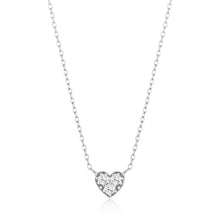Load image into Gallery viewer, SOPHIE | Diamond Heart Necklace by Aurelie Gi — alternate angle

