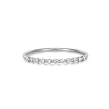 Load image into Gallery viewer, DELIA | Half-Eternity Diamond Ring by Aurelie Gi — on model
