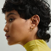 Load image into Gallery viewer, STARLING | Starburst LGD Threadless Flatback Earring by Aurelie Gi — detail view
