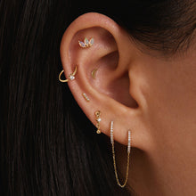 Load image into Gallery viewer, CRESCENT | Moon Threadless Flatback Earring
