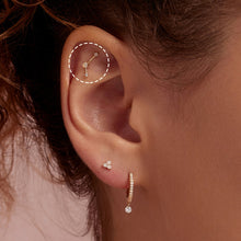 Load image into Gallery viewer, URSA | Opal and Lab Grown Diamond Constellation Threadless Flatback Earring by Aurelie Gi — detail view
