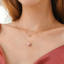Load image into Gallery viewer, SOPHIE | Diamond Heart Necklace by Aurelie Gi — on model
