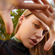 Load image into Gallery viewer, ASH | Lab Grown Diamond Beaded Climber Stud Earring by Aurelie Gi — detail view
