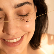 Load image into Gallery viewer, Birthstone | Necklace Charm by Aurelie Gi — on model
