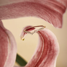 Load image into Gallery viewer, REVERE | Lab Grown Diamond Wishbone Ring by Aurelie Gi — alternate angle
