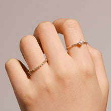 Load image into Gallery viewer, COLETTE | Pearl and Lab Grown Diamond Ring
