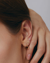Load image into Gallery viewer, JULIETTE | Single Heart-Shaped Hoop by Aurelie Gi — detail view
