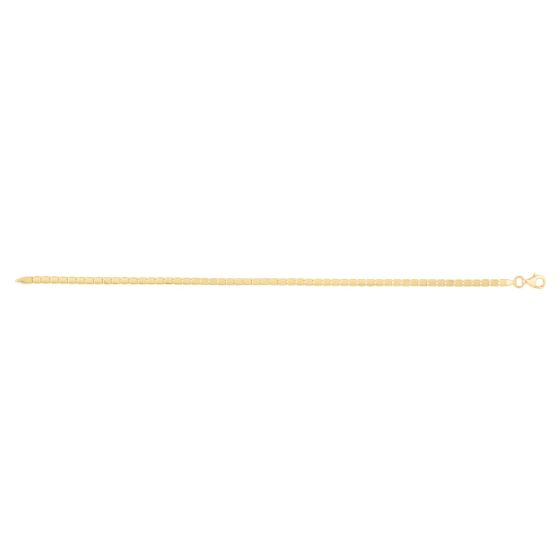 14K Mini Cube Bracelet