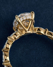 Load image into Gallery viewer, Oval Lab Grown Diamond Ring #7 by Aurelie Gi — on model
