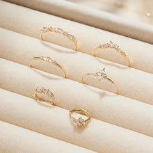 Load image into Gallery viewer, AURORA | Pear and Baguette White Sapphire Ring by Aurelie Gi — alternate angle
